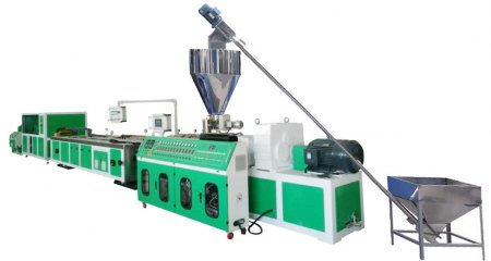 PVC護(hù)角條生產(chǎn)線、PVC塑料異型材生產(chǎn)線